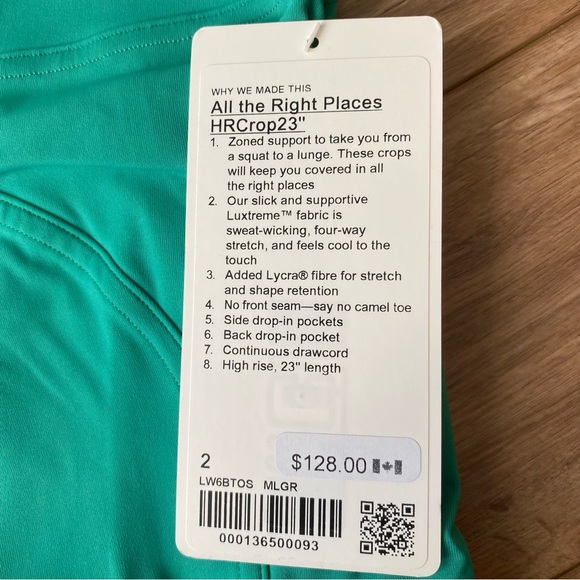 Lululemon All the Right Places High-Rise Crop 23" - Picture 4 of 7